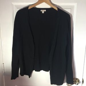 Basic black cardigan